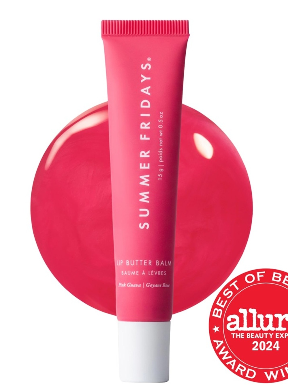 Summer Fridays Lip Butter Balm pink guava